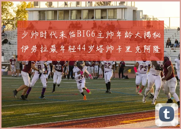 少帅时代来临BIG6主帅年龄大揭秘伊劳拉最年轻44岁塔帅卡里克阿隆索齐聚